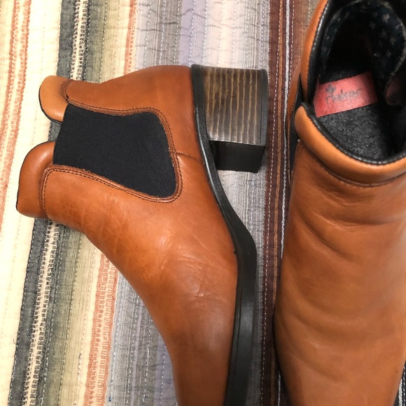 Rieker boots. Cognac color size 38 barely used. Photo show wear. - Picture 2 of 8